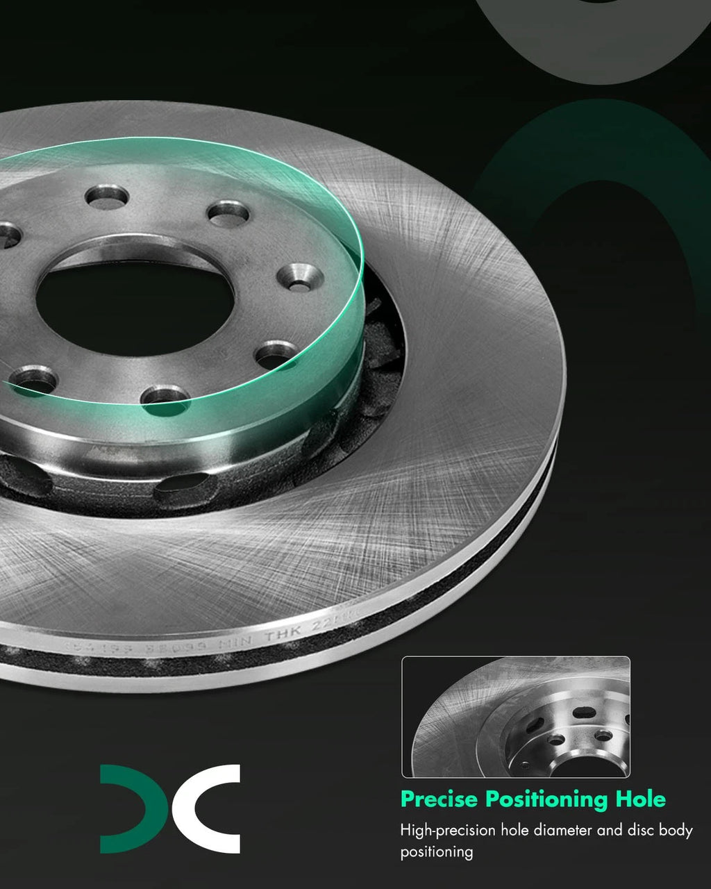 Front Brake Pads and Rotors for Chevrolet Aveo5 2006–2011, Optra 2004–2006
