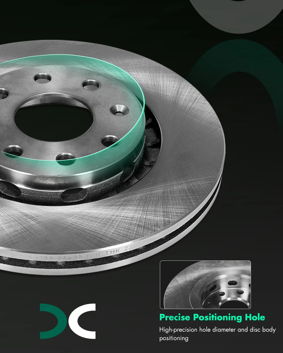 Front Brake Pads and Rotors for Chevrolet Aveo5 2006–2011, Optra 2004–2006