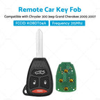Remote Car Key Fob KOBDT04A for Chrysler 300 Jeep Grand Cherokee (2005–2007)