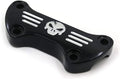 Black Skull Handlebar Clamp for Harley XL FX FXR Dyna Softail (1974–2006)