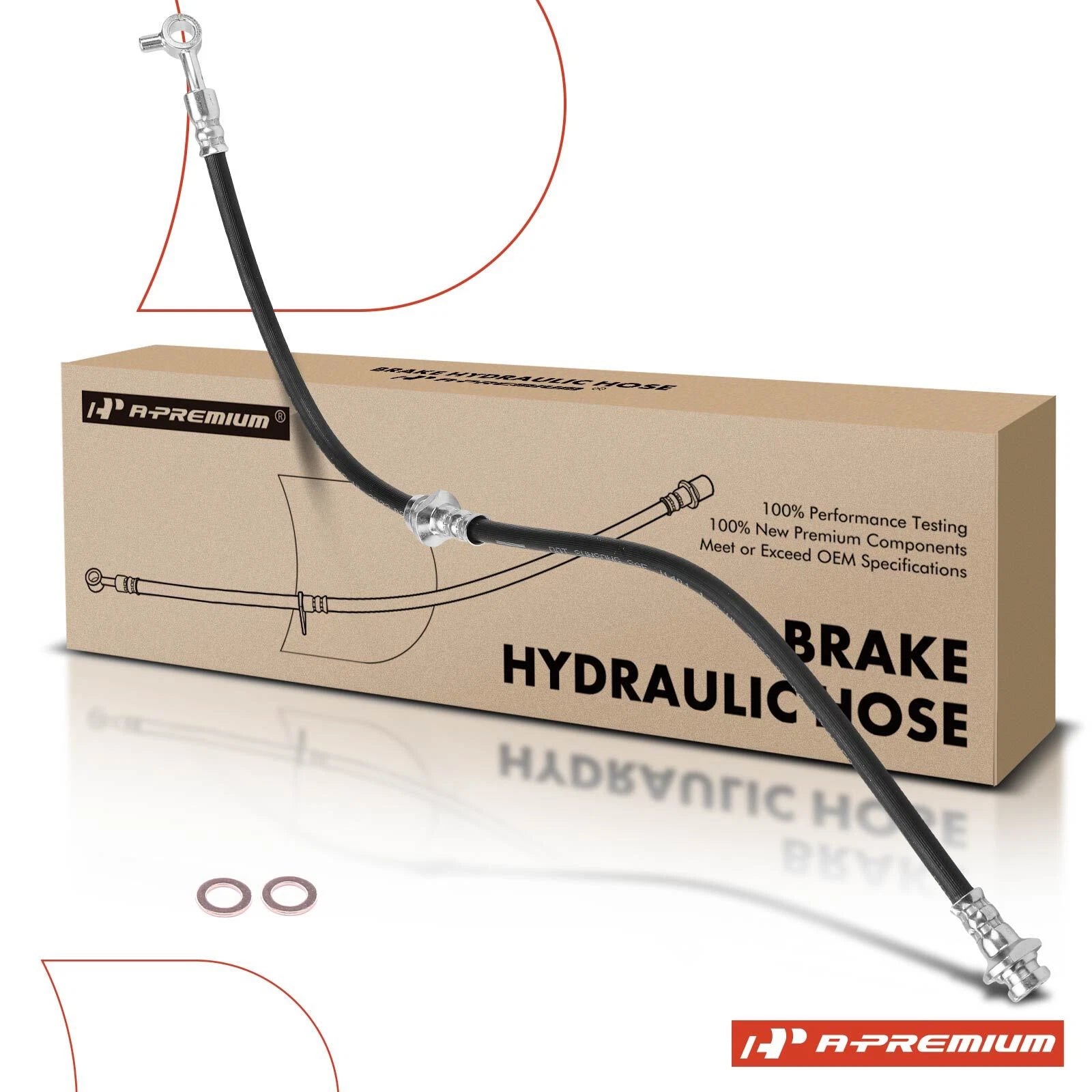 Front Driver Brake Hydraulic Hose for Nissan Murano (2003–2007)