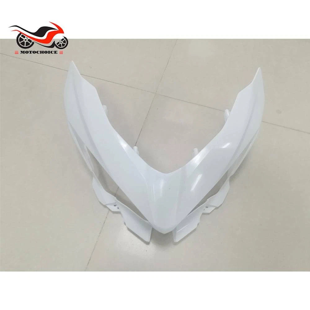 Unpainted ABS Front Upper Cowl Nose Fairing for Kawasaki Ninja 400 (2018–2023)