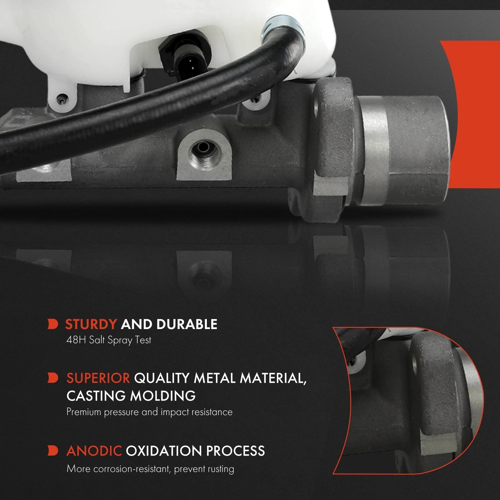 Brake Master Cylinder with Sensor & Reservoir for Chevy Cobalt (2005-2010)