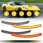 LED Front & Rear Side Marker Signal Lights for Chevrolet Corvette C7 (2014–2019)