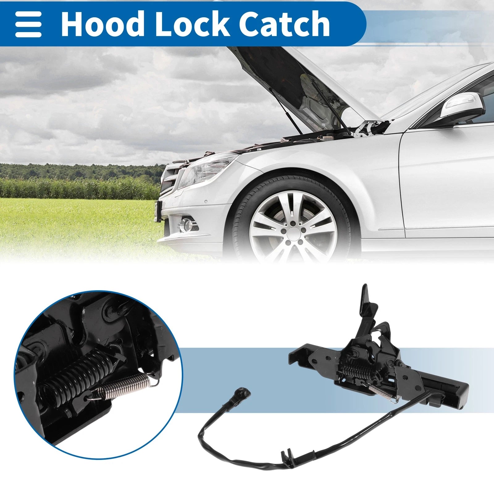 Hood Latch Assembly for Kia Forte (2019–2021) No. 81130M6000