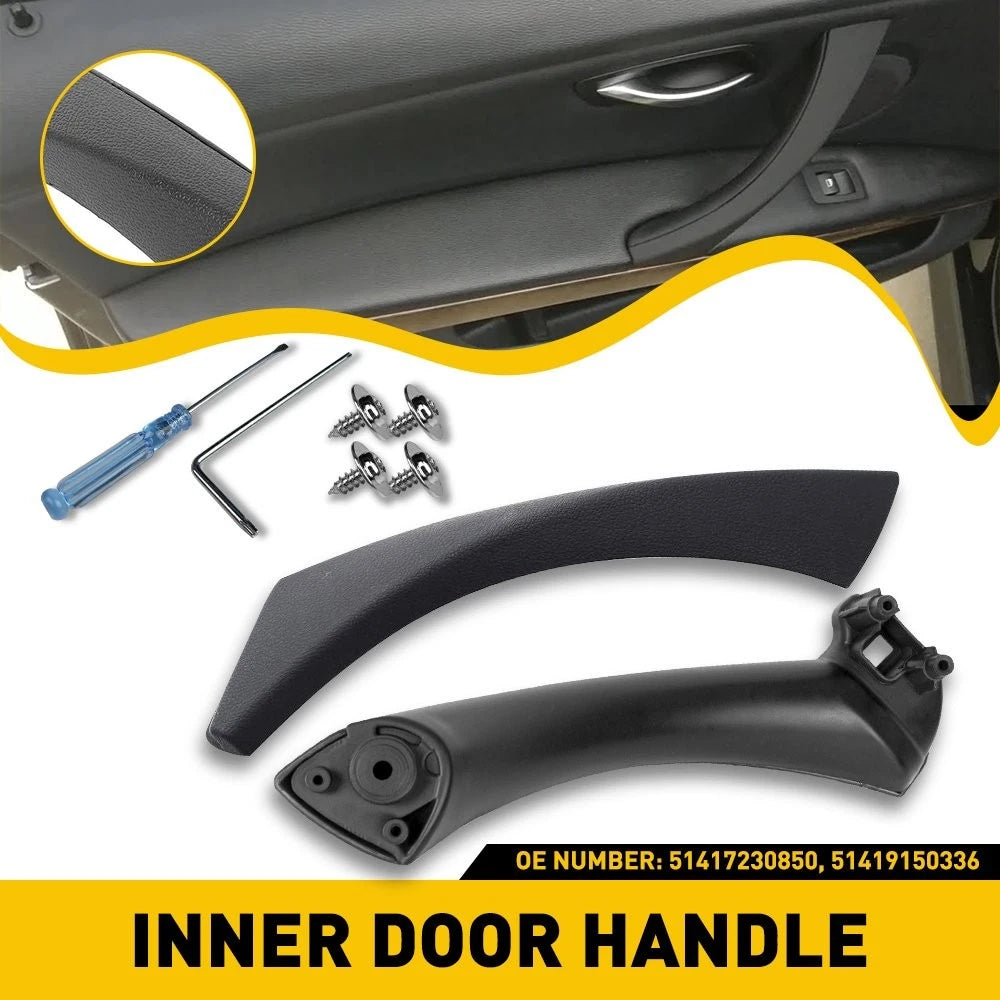 Right Inner Door Panel Handle Pull Trim Cover for BMW E90 E91 (2004–2012)