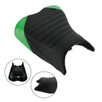Set of 2 Green Front Rear Seats for Kawasaki Ninja 400 Z400 (2018–2023)