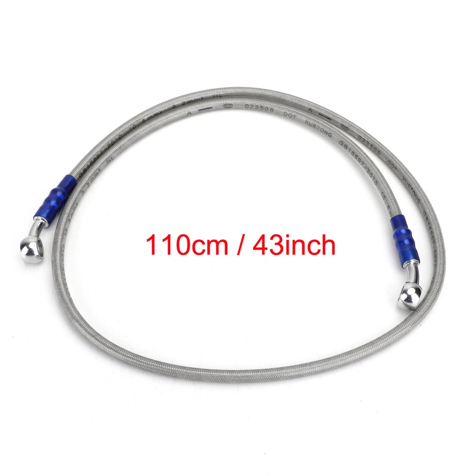 M10 Brake Oil Hose Line with Banjo Fitting for Universal Applications (110cm)