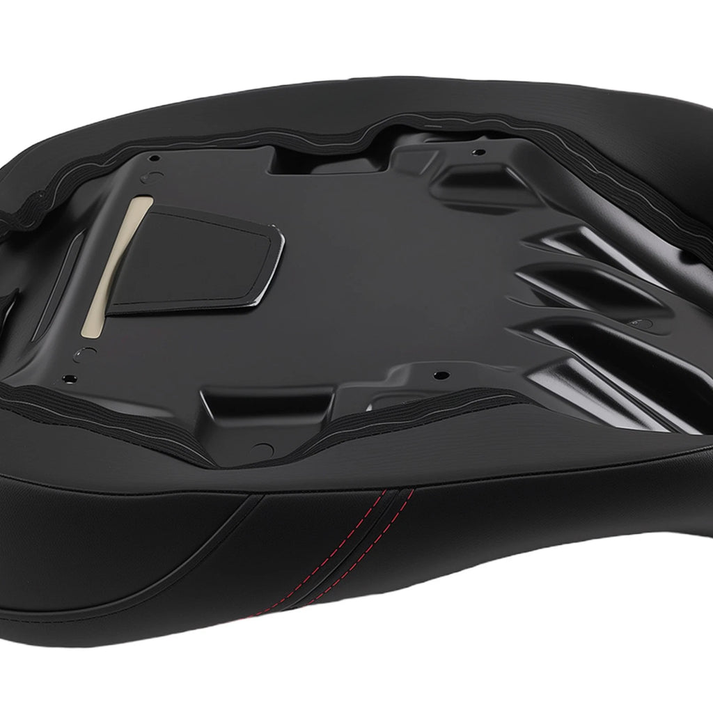 Driver Passenger Front Rear Seat for Harley Touring (2009–Present) Black Red