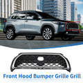 Front Upper Hood Bumper Grille for Toyota Corolla Cross (2022–2023) Black