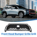 Front Upper Hood Bumper Grille for Toyota Corolla Cross (2022–2023) Black