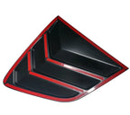 Carbon Fiber Rear Window Triangle Louver Cover for VW Tiguan (2018–2024)