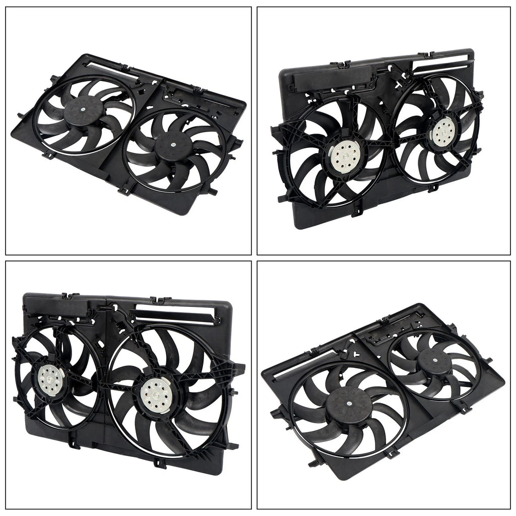 Dual Radiator Cooling Fan Assembly for Audi A5 Q3 A6 A4 Q5 (2008–2018)