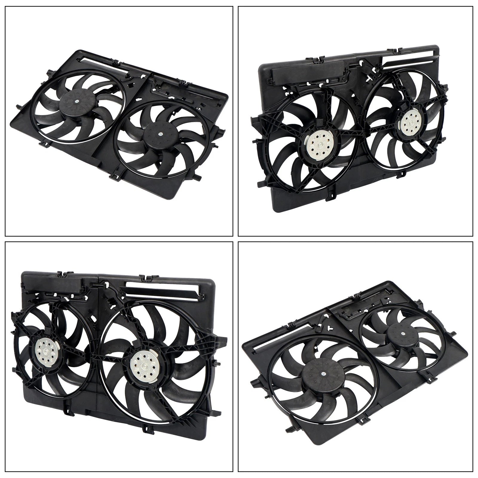 Dual Radiator Cooling Fan Assembly for Audi A5 Q3 A6 A4 Q5 (2008–2018)