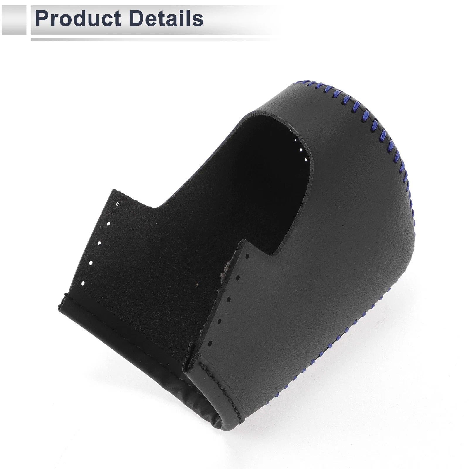 Gear Shift Knob Cover for Mazda CX-30 (2020–2021) Black Blue Faux Leather
