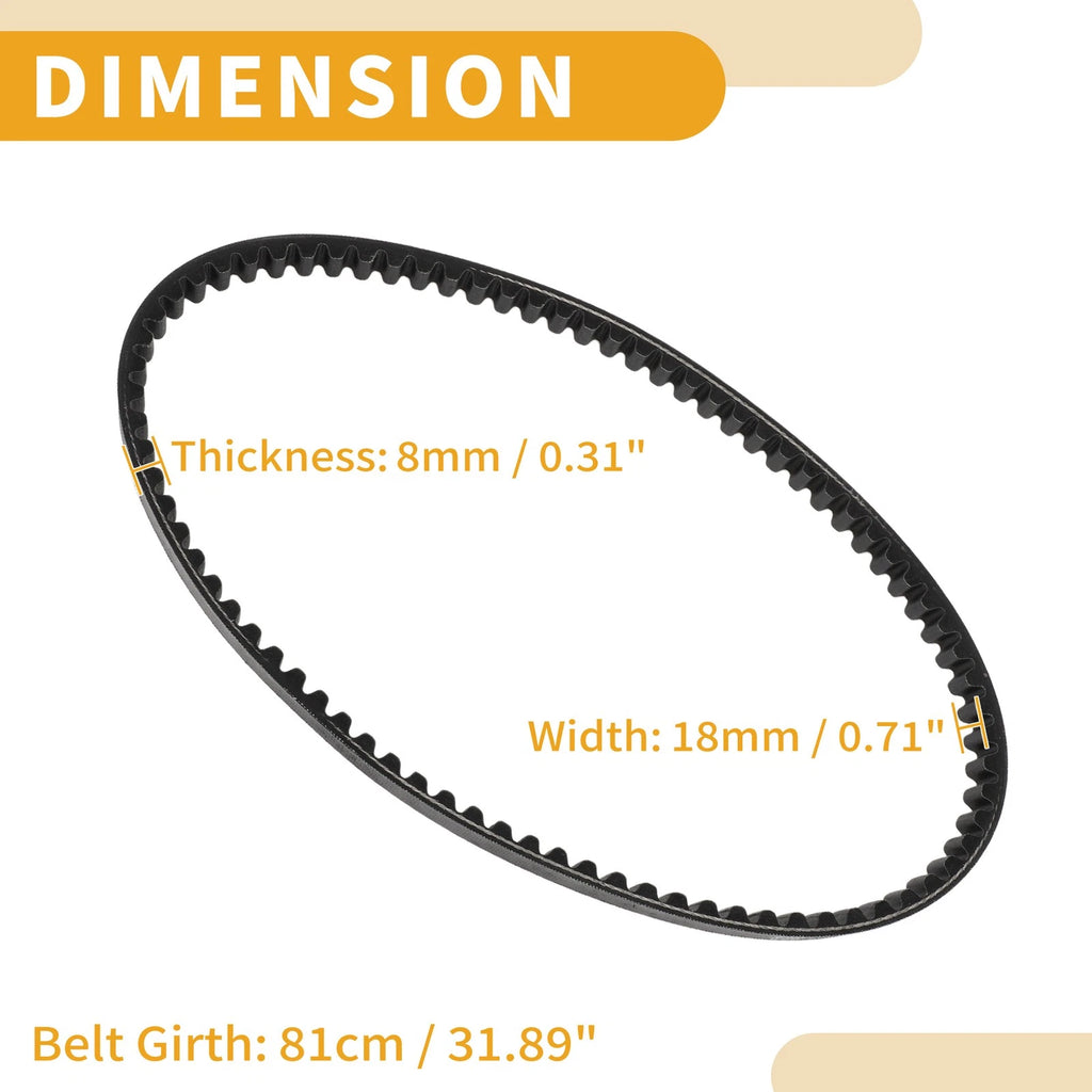 Drive Belt V-Belt No. 2760106F01000 for Suzuki 50 Ay Ayw Katana (1997–2000)