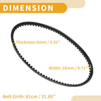 Drive Belt V-Belt No. 2760106F01000 for Suzuki 50 Ay Ayw Katana (1997–2000)