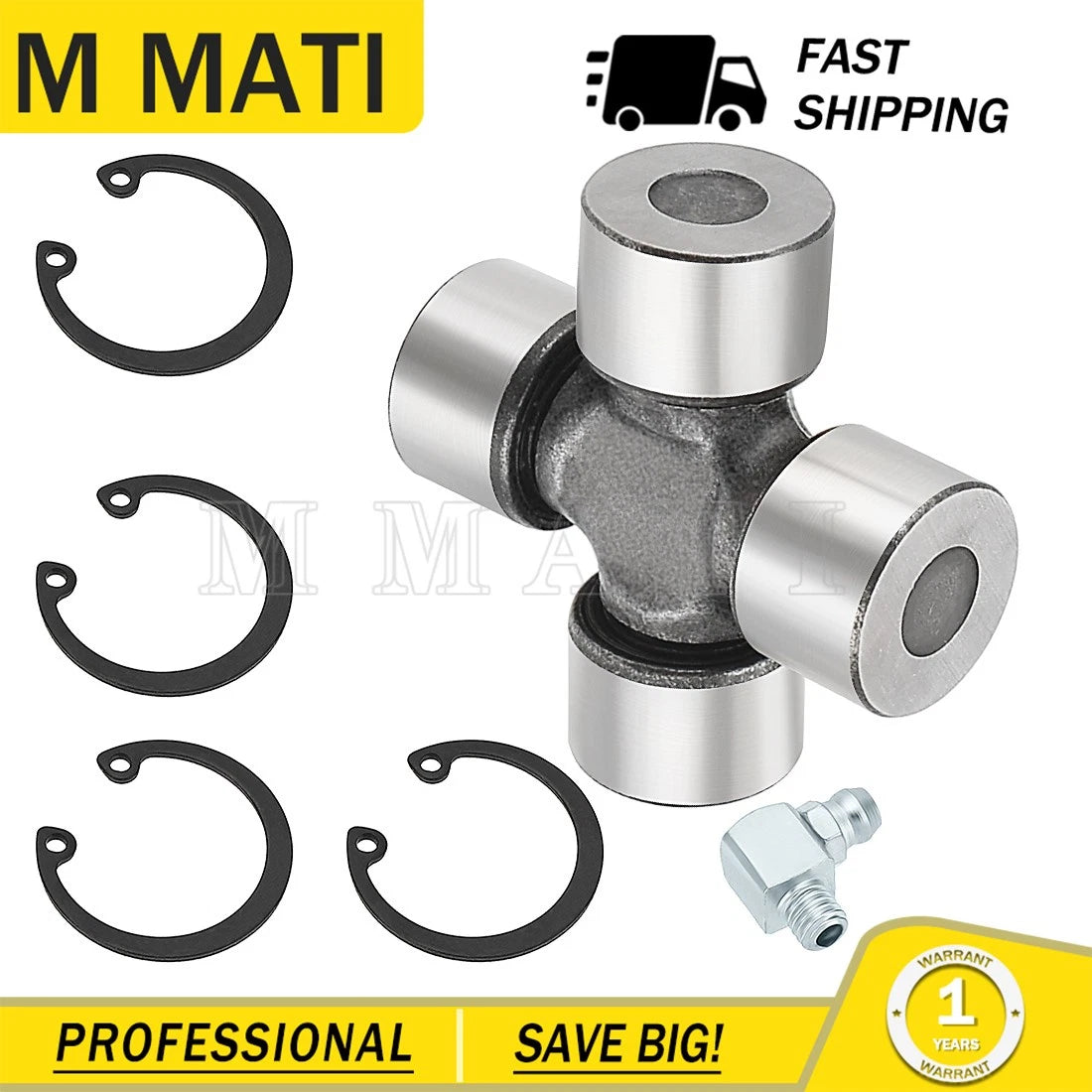 Set of 4 U-Joints for Can-Am Outlander 1000 4X4 (2012–2015)