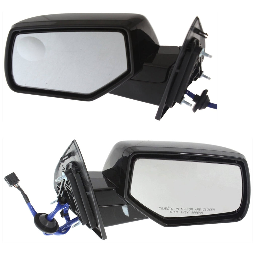 Set of 2 Heated Mirrors for Chevy GMC (Driver & Passenger Side)