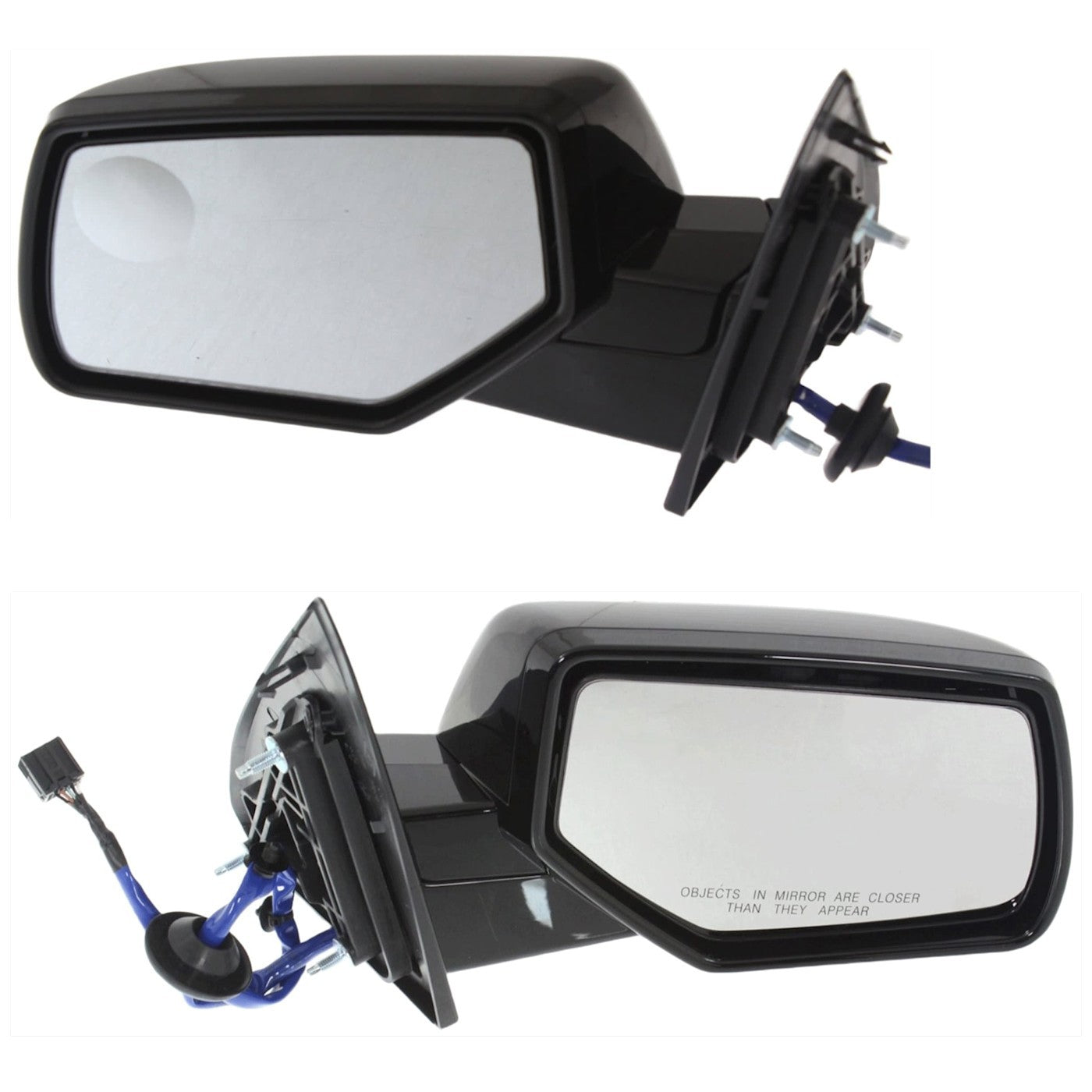 Set of 2 Heated Mirrors for Chevy GMC (Driver & Passenger Side)
