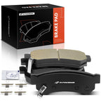Set of 4 Rear Ceramic Brake Pads for Chevrolet Spark EV (2014–2016)