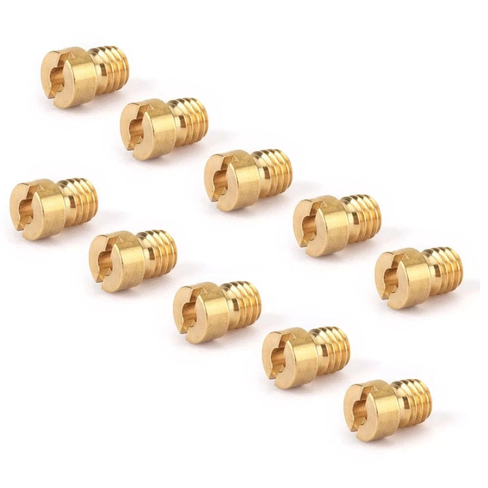 10Pcs 5MM Carburettor Main Jet Nozzle Set M5 for 75-98