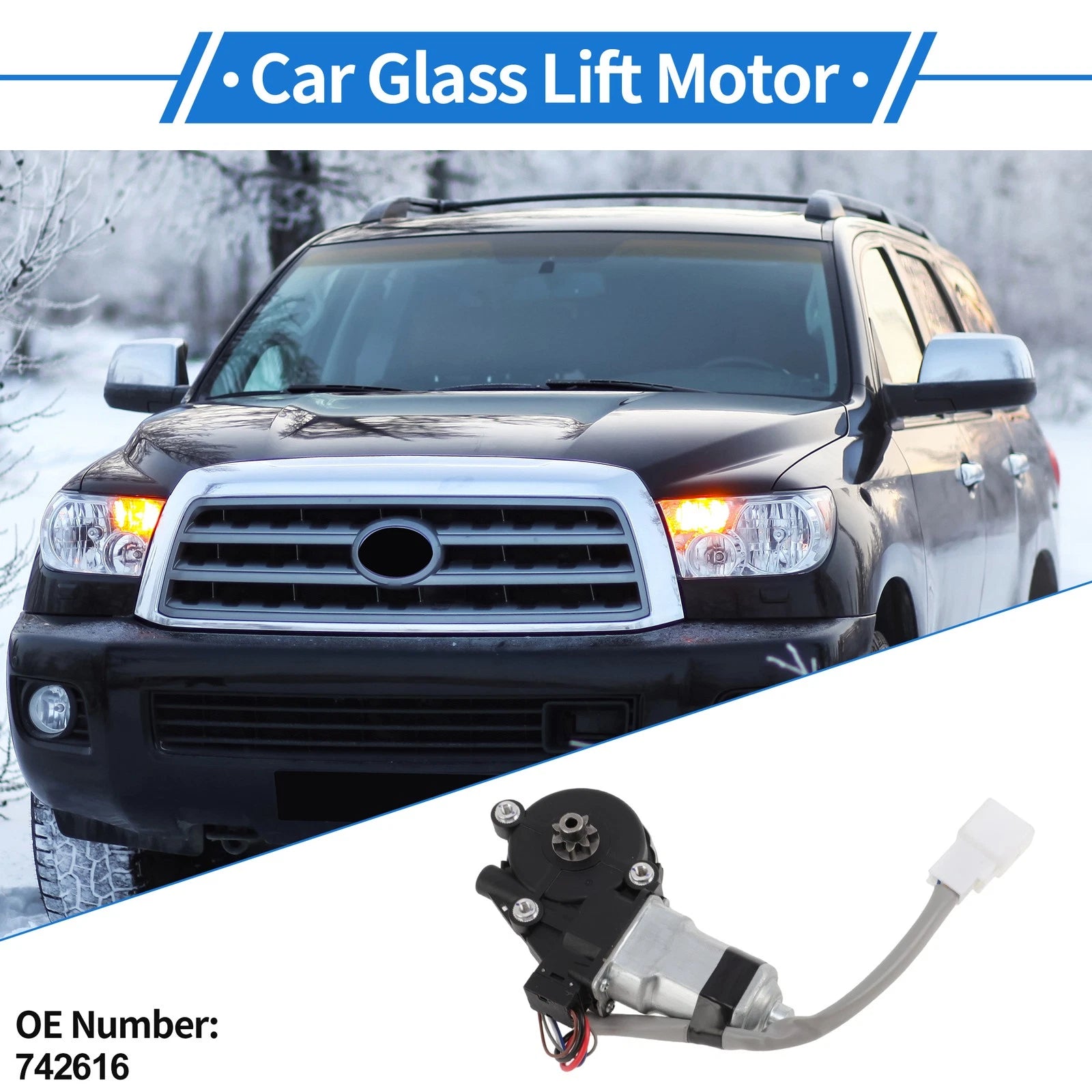 Power Window Regulator Lift Motor No.742616 for Toyota Sequoia (2001–2007)