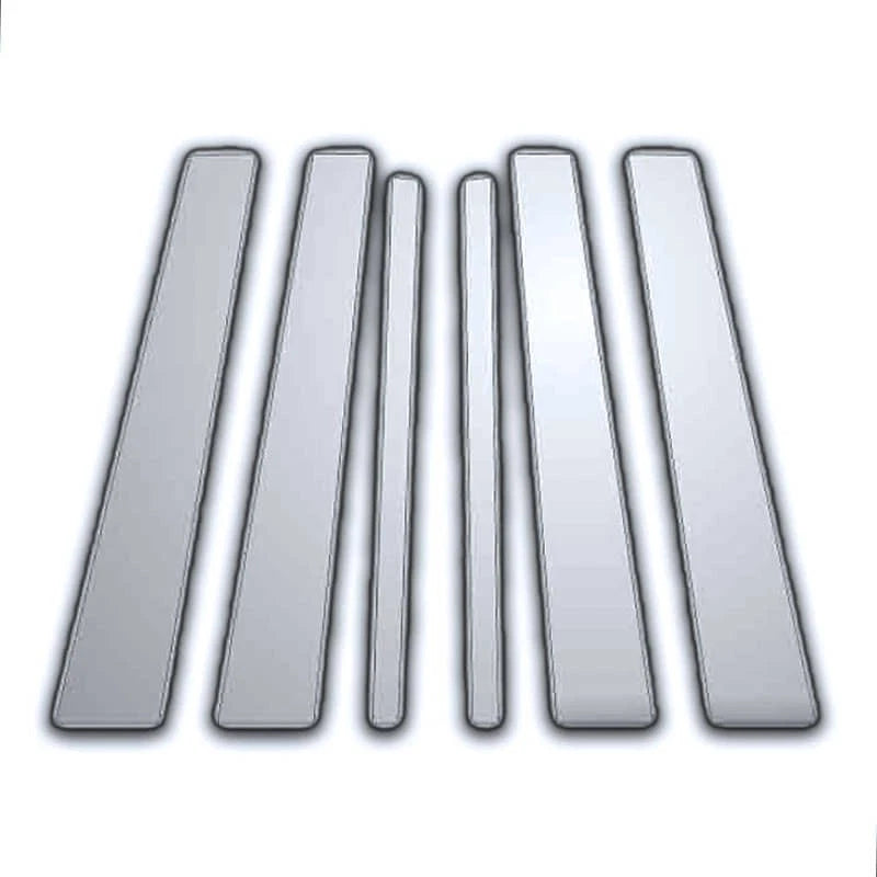 6Pc Chrome Pillar Post Covers Upgrade for 2002–2007 Saturn Vue