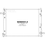 Replacement Plastic Aluminum Radiator for Holden Commodore VE (2006–2013)