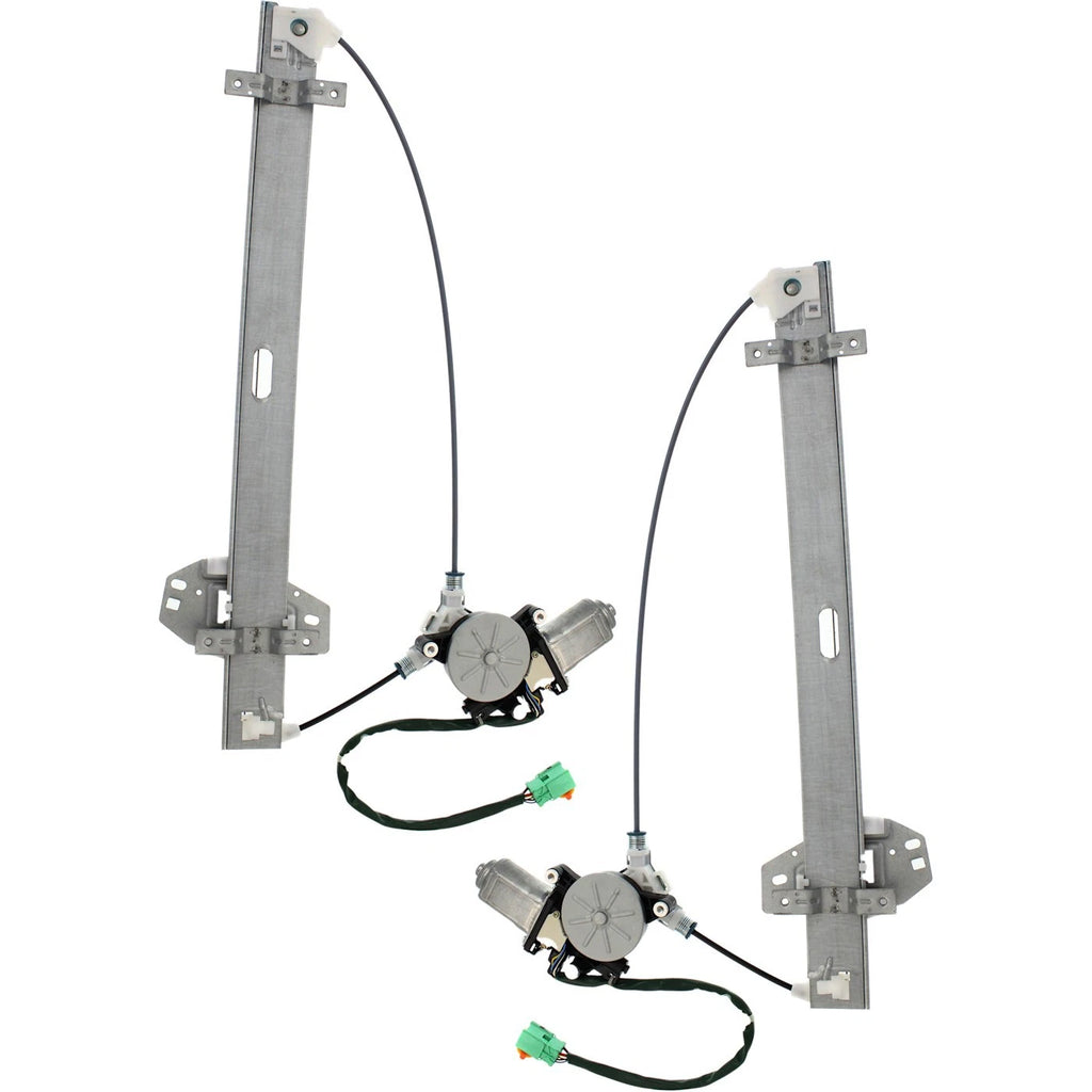 Set of 2 Power Window Regulators for Acura MDX (2003–2006) with Motor