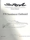 Owner's Manual for Sea Ray 370 Sundancer