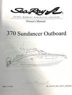 Owner's Manual for Sea Ray 370 Sundancer