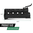 Valve Cover with Gasket for Hyundai Elantra, Tiburon, Kia Spectra