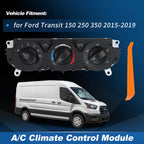 A/C Heater Climate Control Module CK4Z-19980-A for Ford Transit (2015–2019)