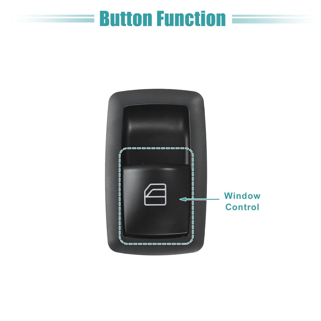 Passenger Side Power Window Switch for Mercedes-Benz ML320 ML350 (1998–2005) No. 2518200510