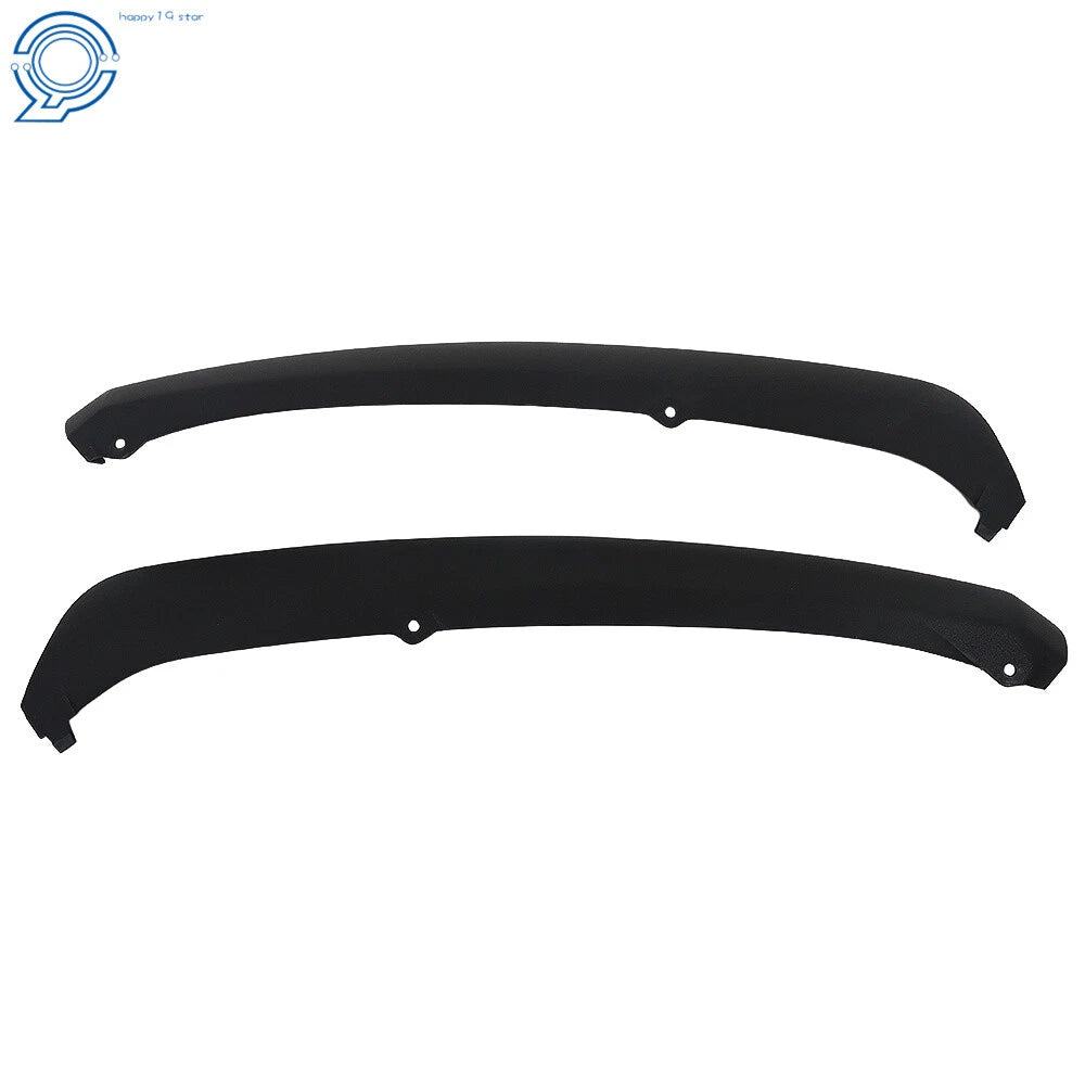 Lower Bumper Valence Trim Pair for Ford Focus (2012-2014) Black Plastic