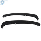 Lower Bumper Valence Trim Pair for Ford Focus (2012-2014) Black Plastic