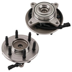 Front LH RH Wheel Bearing Set Kit for Ford F-150 (2009–2010) 515117 6 Bolt RWD ABS