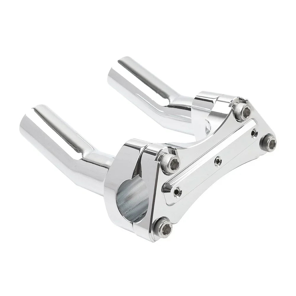 4" Tall Pullback Handlebar Riser 1" Clamp for Harley Tour