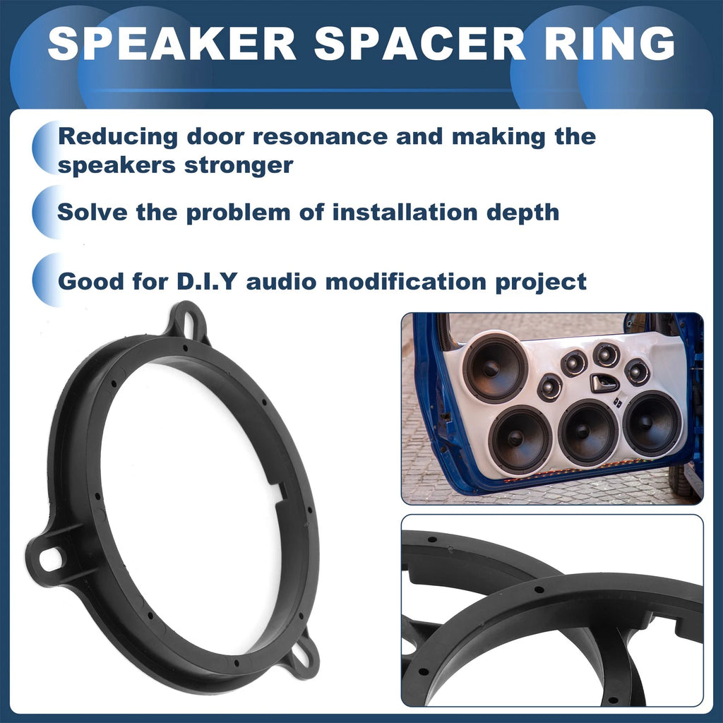 2X Speaker Spacer Ring Adapter for Nissan NV200 (2010–2023)