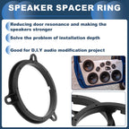 2X Speaker Spacer Ring Adapter for Nissan NV200 (2010–2023)