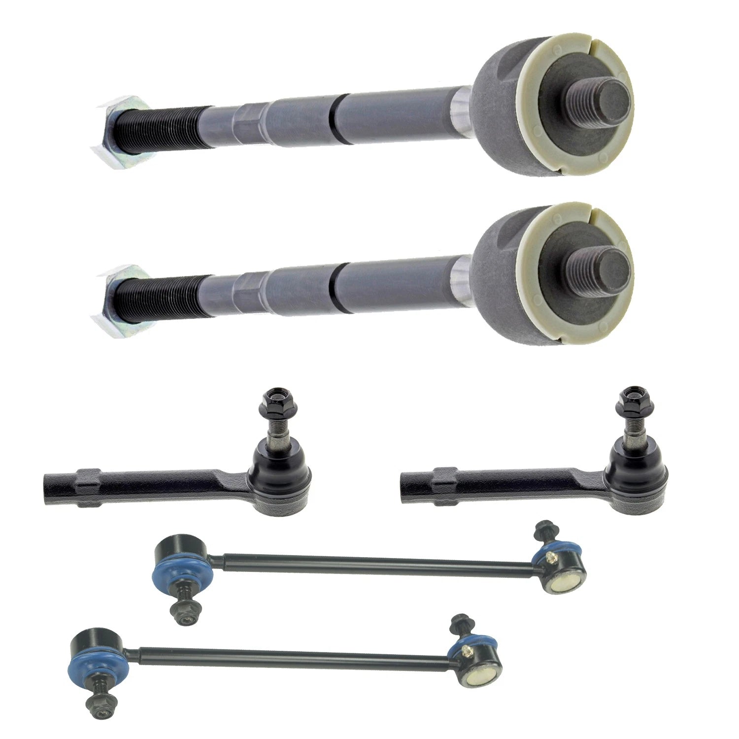Set of 4 Mevotech Supreme Tie Rod Ends & Sway Bar Links for CX-5 (2017–2023)