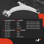 Front Right Lower Control Arm with Ball Joint for Chevy Malibu (2013-2015)