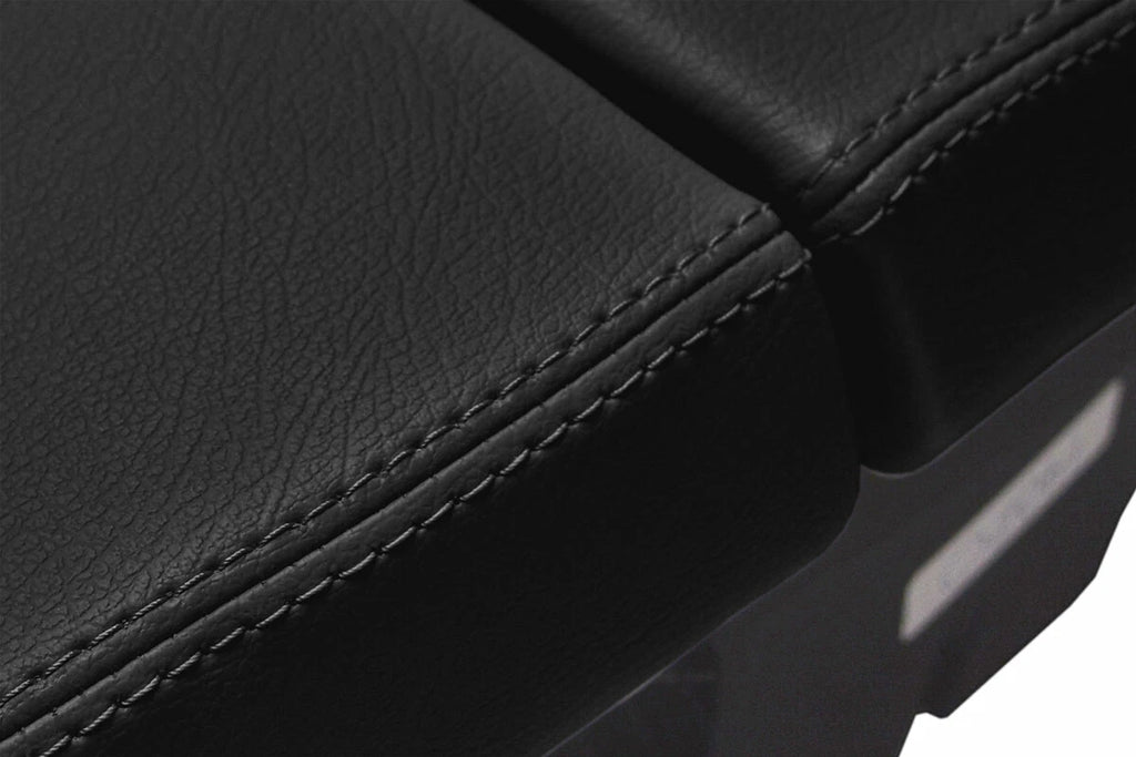 Leather Console Lid Armrest Cover for BMW E63 E64 650 (2003–2010) Black