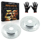 Set of 2 Rear 330mm Brake Rotors for Jeep Grand Cherokee/Durango (2011–2020) S-53061