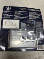 Brushed Aluminum Hitch Plug Cover for Universal Receiver (Fits Most Models)