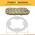 X-Ring Drive Chain & Sprocket for Honda Sportrax 400 TRX400EX (2005–2007)