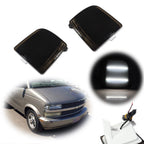 Smoked White LED Corner Parking Side Marker Lamps for Chevy Safari Van (1995–2005)