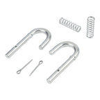 Set of 2 Lawn Mower Deck Release Pins and Springs for Easy Installation