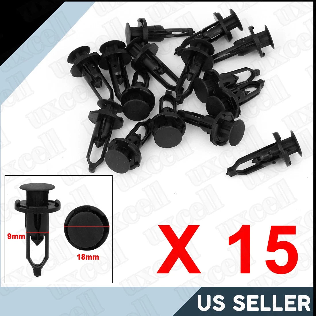 15pcs Bumper Retainer Clips for Toyota Lexus (Ref 52161-02020)